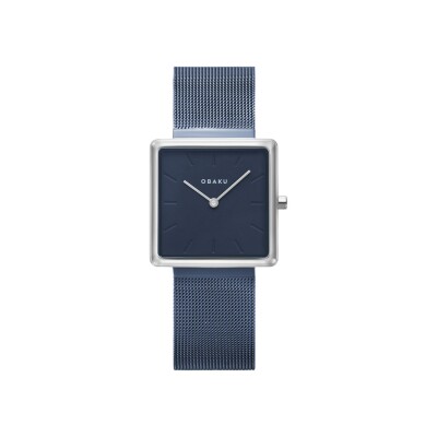 Montre Obaku Slim Kvadrat - Arctic