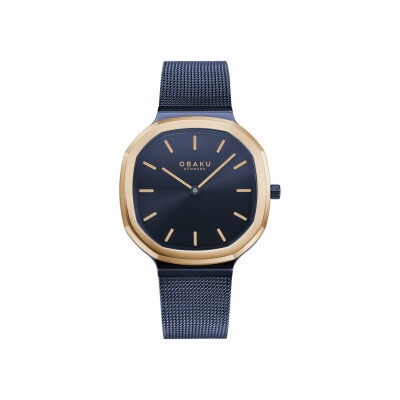 Montre Obaku Slim Oktant Lille - Ocean