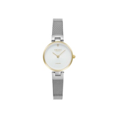 Montre Obaku Diamant Petite - Gold-Bi
