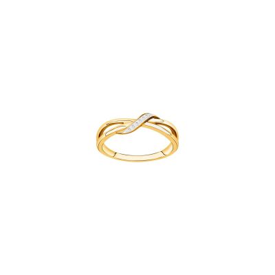 Bague en vermeil et oxyde de zirconium