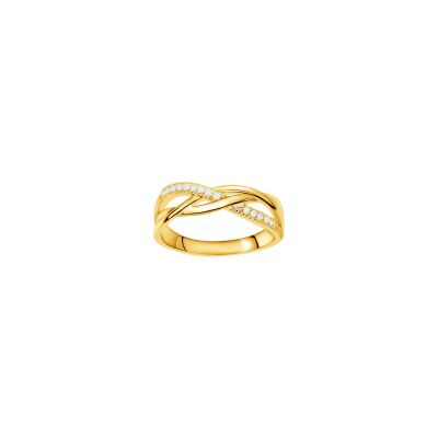 Bague en vermeil et oxyde de zirconium