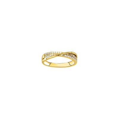 Bague en vermeil et oxyde de zirconium