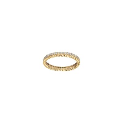 Bague en vermeil et oxyde de zirconium