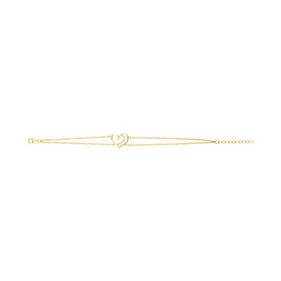 Bracelet en vermeil et oxyde de zirconium