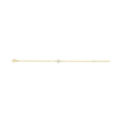 Bracelet en vermeil et oxyde de zirconium