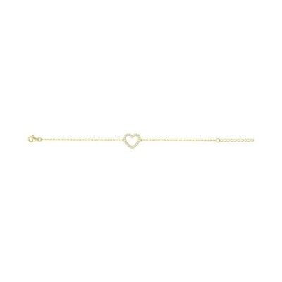 Bracelet en vermeil et oxyde de zirconium