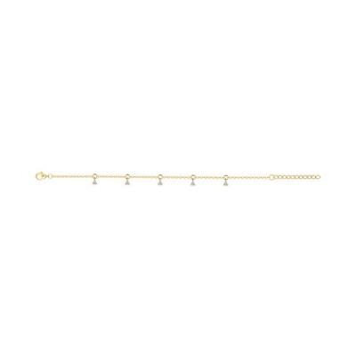 Bracelet en vermeil et oxyde de zirconium