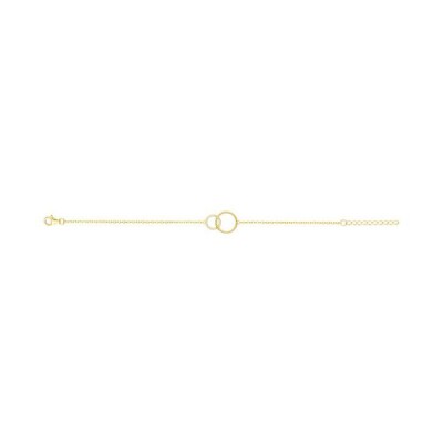 Bracelet en vermeil et oxyde de zirconium
