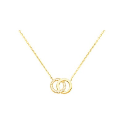 Collier en vermeil et oxyde de zirconium