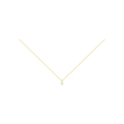 Collier en vermeil et oxyde de zirconium