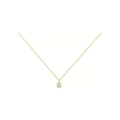 Collier en vermeil et oxyde de zirconium