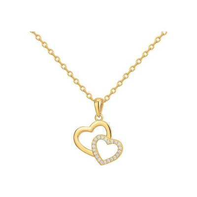 Collier en vermeil et oxyde de zirconium
