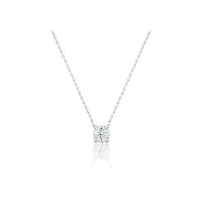 Collier en or blanc et diamants de 0.10ct