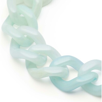 Bracelet Vanessa Baroni en acrylique et laiton - Cloud Marble