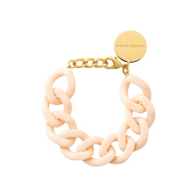 Bracelet Vanessa Baroni en acrylique et laiton - Latte