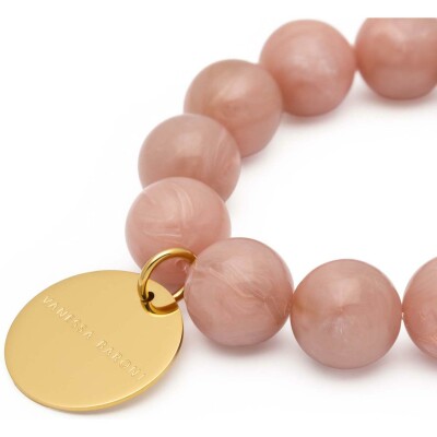 Bracelet Vanessa Baroni en acrylique - Blush Marble