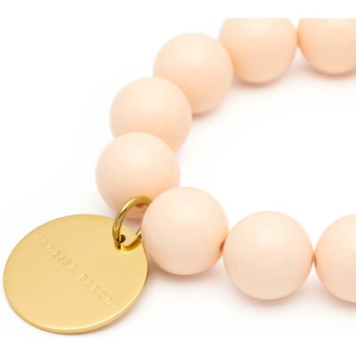 Bracelet Vanessa Baroni en acrylique - Latte