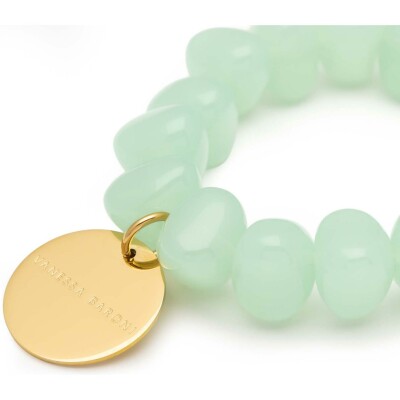 Bracelet Vanessa Baroni en acrylique - Opaline Mint