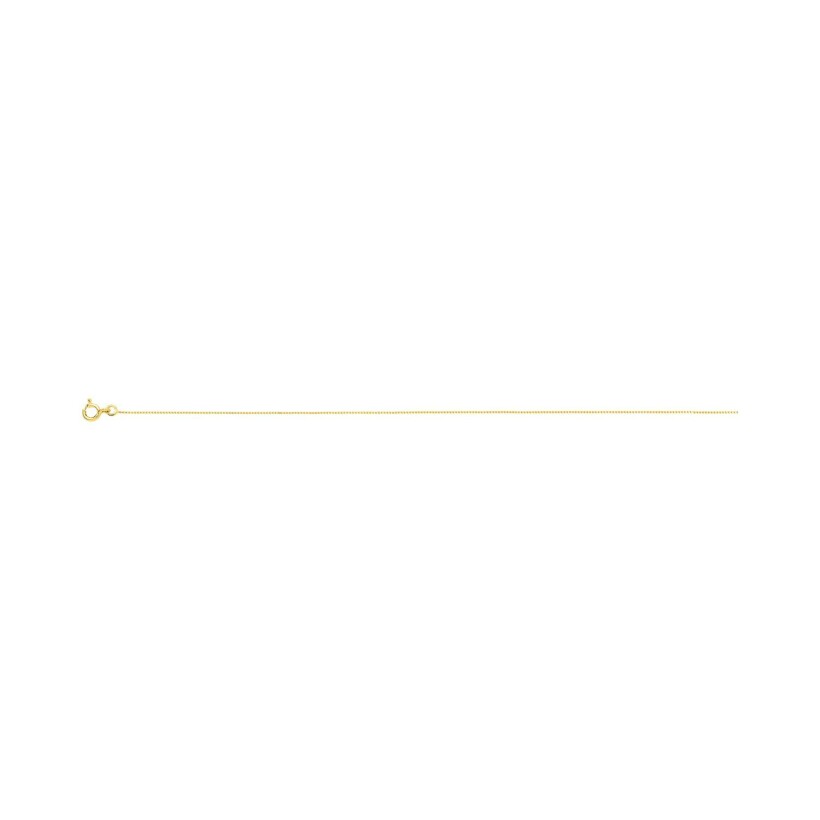 Chaîne vénitienne en or jaune, 40cm