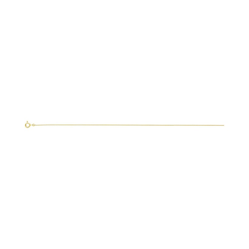 Chaîne vénitienne en or jaune, 40cm
