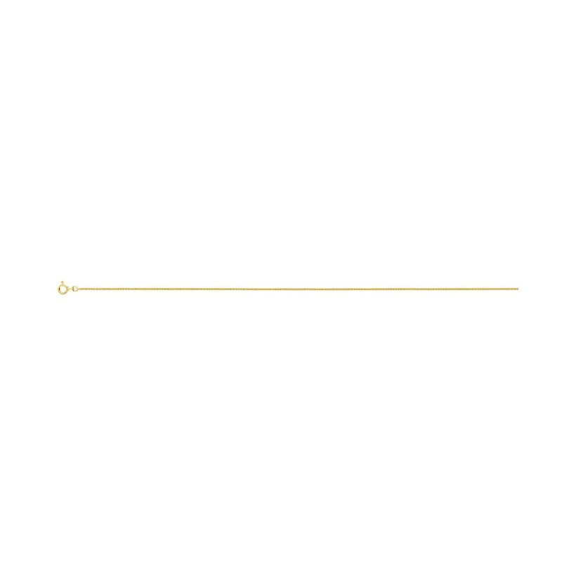 Chaîne vénitienne en or jaune, 45cm