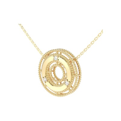 Collier La Prima Gioielli Velluto en or jaune et diamants