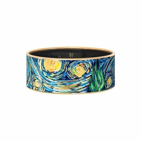 Bracelet FREYWILLE Hommage à Vincent Van Gogh Eternité en émail plaqué or jaune