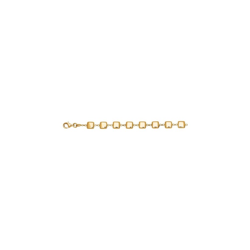 Bracelet en or jaune, 18cm