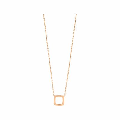 Collier chaîne forçat ronde en or rose