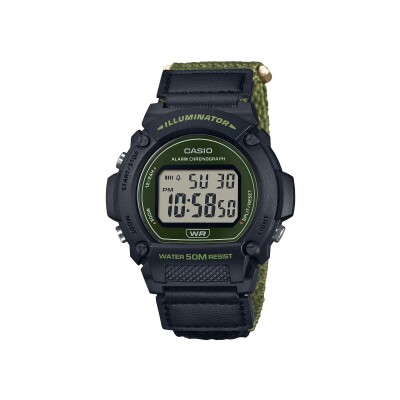 Montre Casio W-219HB-3AVEF