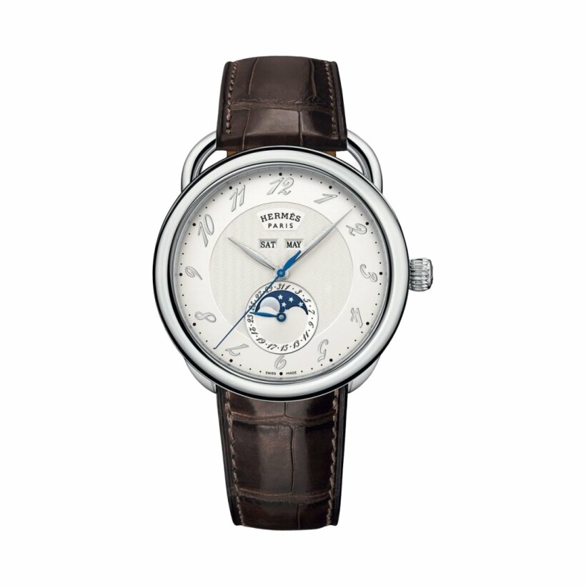Hermès Arceau Grande Lune TGM watch