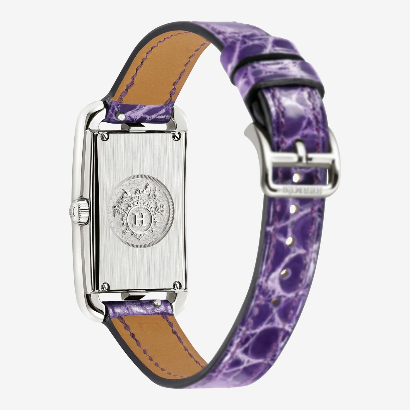 Montre Hermès Nantucket PM lunette sertie de diamants