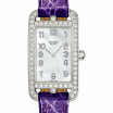 Montre Hermès Nantucket PM lunette sertie de diamants