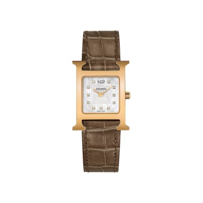 Montre Hermès Heure H 21x21mm