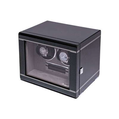 Rapport London Formula Duo Watch Winder-Carbon Fibre