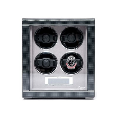 Rapport London Formula Quad Watch Winder - Carbon Fibre
