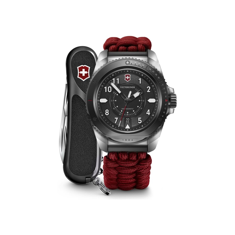 Montre Victorinox Journey 1884 , cadran noir, 43 mm