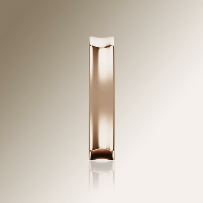 Rose Gold 5mm Cushion Shank Concave Ring