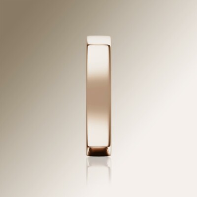 Rose Gold 5mm Cushion Shank Flat Ring