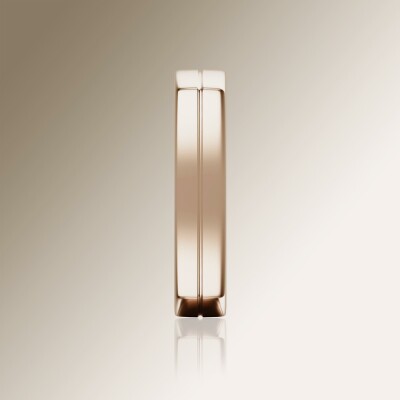 Rose Gold 5mm Cushion Shank Grooved Ring