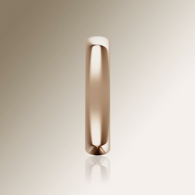 Rose Gold 5mm Cushion Shank Halfround Ring