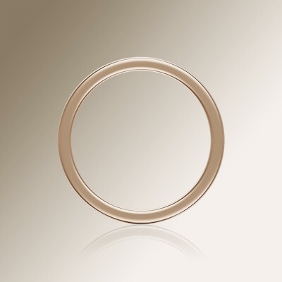 Rose Gold 6mm Flat Inner Stepped Ring