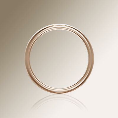 Rose Gold 6mm Halfround Ring