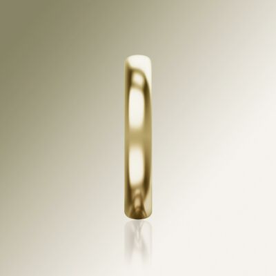 Yellow Gold 4mm Halfround Ring