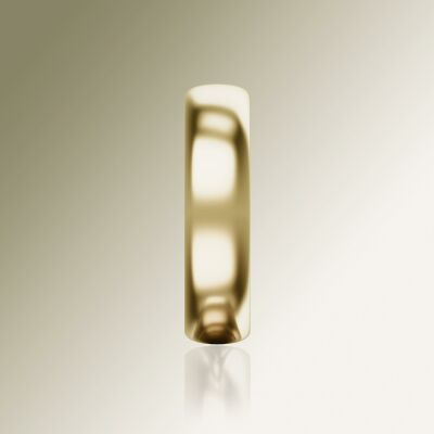 Yellow Gold 6mm Halfround Ring