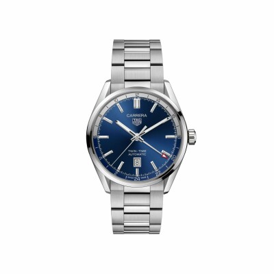 TAG Heuer Carrera Twin-Time Date Automatic 41mm Watch