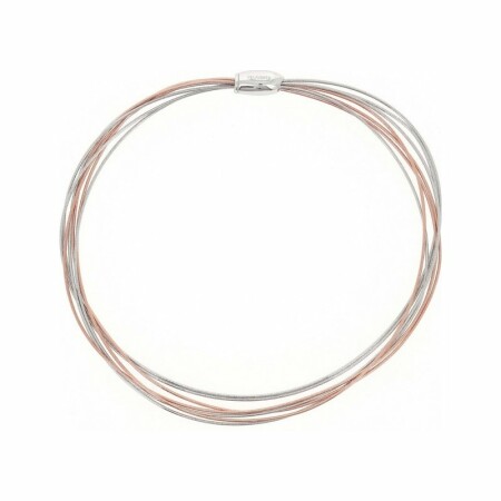 Collier Pesavento Dna Spring en argent doré rose