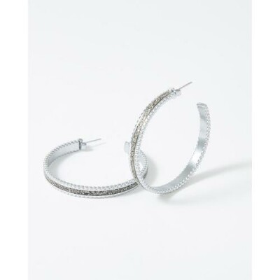 Boucles d'oreilles FlowersforZoé WEDNESDAY en métal et cuir