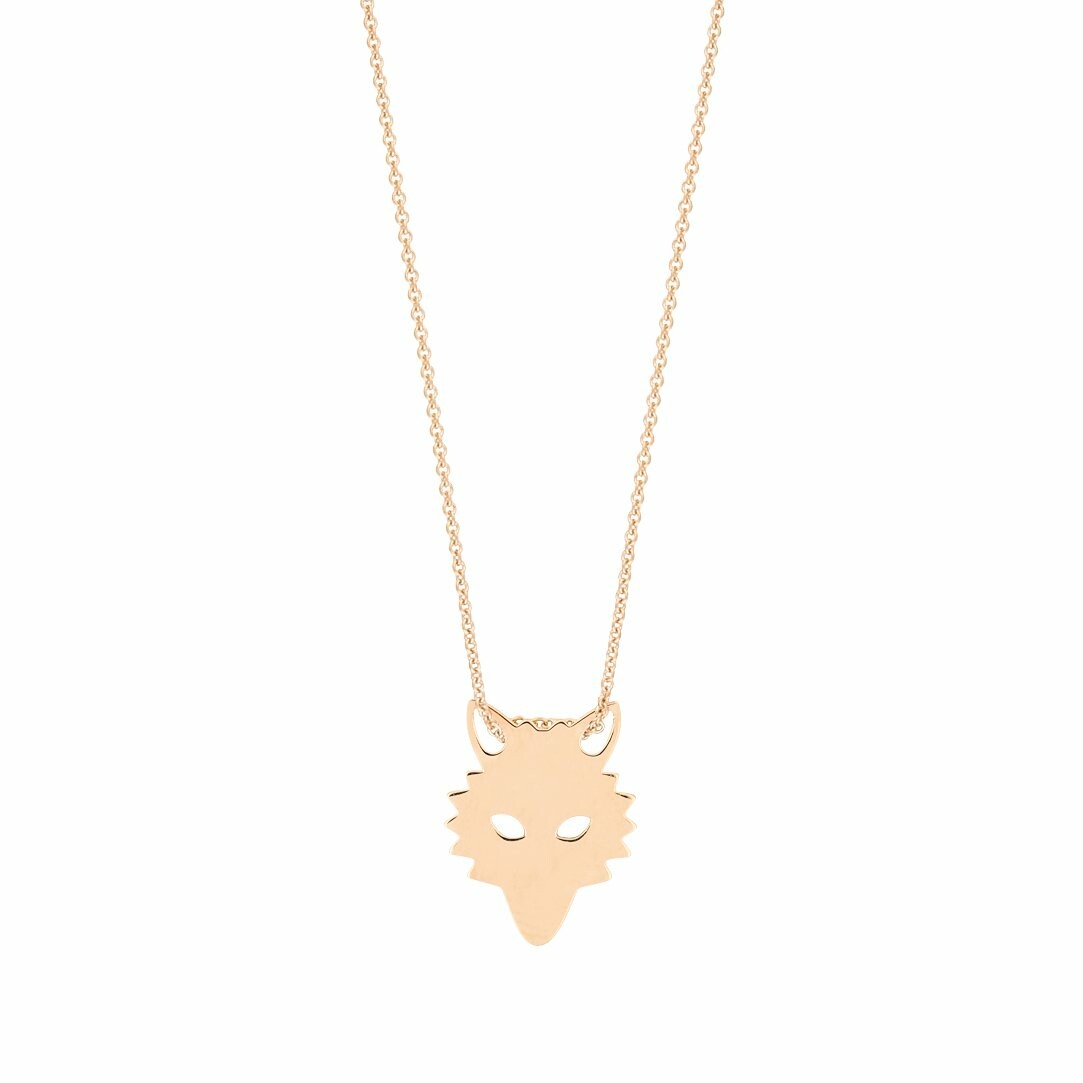 Collier GINETTE NY MINI WOLF en or rose