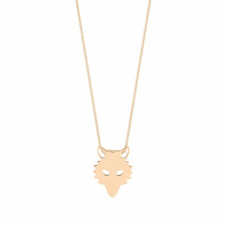 Collier GINETTE NY MINI WOLF en or rose